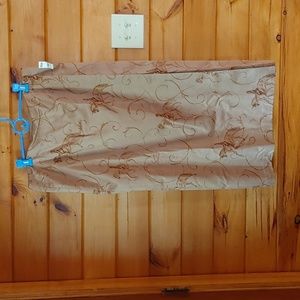 Talbot's wrap skirt, equestrian themed, size 18